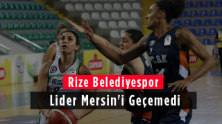 Rize Belediyespor Lider Mersin'i Geçemedi