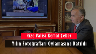 Rize Valisi Kemal Çeber Yılın Fotoğrafları Oylamasına Katıldı