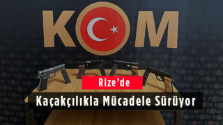 Rize'de Kaçakçılıkla Mücadele Sürüyor