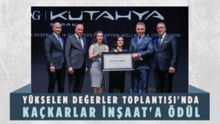 Yükselen Değerler Toplantısı'nda Kaçkarlar İnşaat'a Ödül