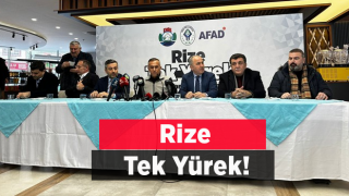 Rize Depremzedeler İçin Tek Yürek Oldu