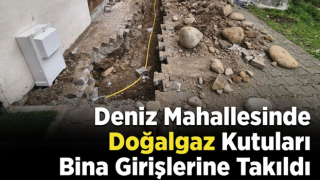 Deniz Mahallesinde, Doğalgaz Çalışmaları Devam Ediyor.