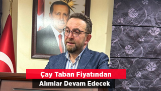 Erdoğan: Çay Taban Fiyatından Alımlar Devam Edecek