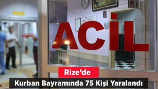 Rize'de Kurban Kesiminde 75 Kişi Yaralandı