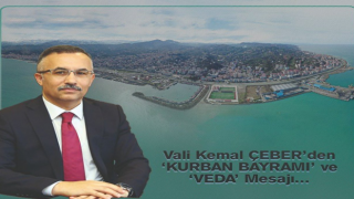 Vali Çeber'den Veda ve Kurban Bayramı Mesajı