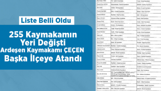 491 mülki idare amirinin görev yerlerinin değiştirildiği karar Resmi Gazete'de