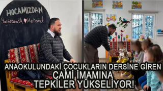 Anaokulundaki Çocukların Dersine Giren Cami İmamına Tepkiler Yükseliyor