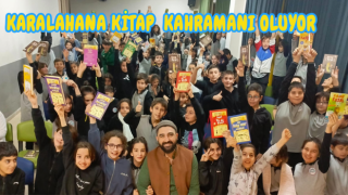 Karalahana kitap kahramanı oluyor