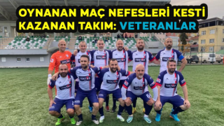 Oynanan maç nefesleri kesti kazanan takım: Veteranlar