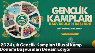 2024 yılı Gençlik Kampları Ulusal Kamp Dönemi Başvuruları Devam Ediyor