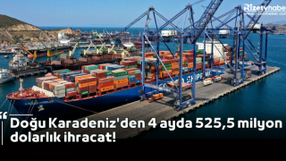 Doğu Karadeniz'den 525,5 milyon dolarlık ihracat