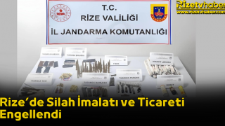 Rize’de Silah İmalatı ve Ticareti Engellendi