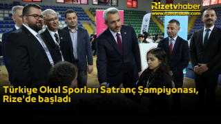 Türkiye Okul Sporları Satranç Şampiyonası, Rize'de başladı