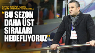 Bakoğlu: Bu Sezon Daha Üst Sıraları Hedefliyoruz