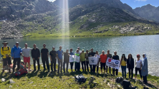 Erzurum ve Trabzon'dan Rize'ye geldiler nefes kesen manzarada yorulmadan yürüdüler