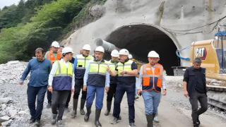 Çamlıhemşin Tünelinde son aşamaya gelindi