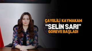 Çayelili Kaymakam Giresun Keşap’ta Göreve Başladı