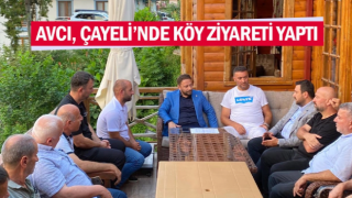 Rize Milletvekili Muhammed Avcı, Çayeli Yanıkdağ Köyü'nü ziyaret etti