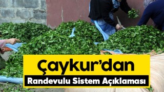 Çaykur'dan Randevulu sistem açıklaması