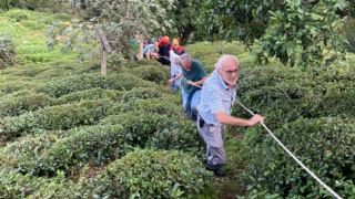 Rize'de ilkel teleferikten düşen kadın yaralandı