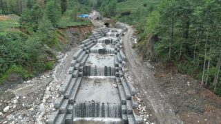 Salarha'da Taşkın Riski Gabion Duvar İmalatı ile Ortadan Kaldırıldı