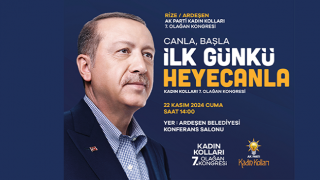 AK Parti Ardeşen Kadın Kolları 7. Olağan Kongresi’ne Davet