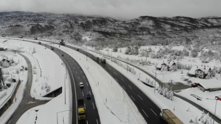 Anadolu Otoyolu'nun Bolu Dağı geçişi, kar temizleme çalışması nedeniyle trafiğe kapatılacak