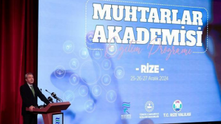 Muhtarlar Akademisi, Rize’de başladı