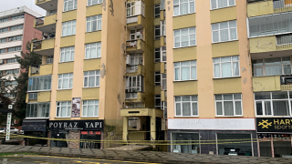 RİZE'de tahliye edilen 8 katlı apartman mühürlendi