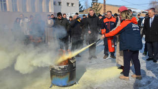 AFAD'dan öğrencilere deprem, öğretmenlere yangın eğitimi