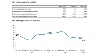 TÜİK, ocak ayı enflasyon verilerini açıkladı