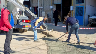 Pazar Belediyesi doğal gaz çalışmaları hız kesmeden devam ediyor